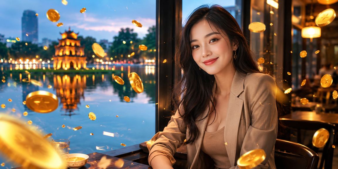 Người dùng Hà Nội sử dụng nền tảng xsqnam tại quán cà phê