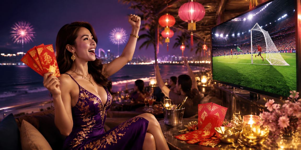 Lồng đèn đỏ và phong bao lì xì tại Nha Trang biểu trưng cho thưởng casino mùa lễ hội