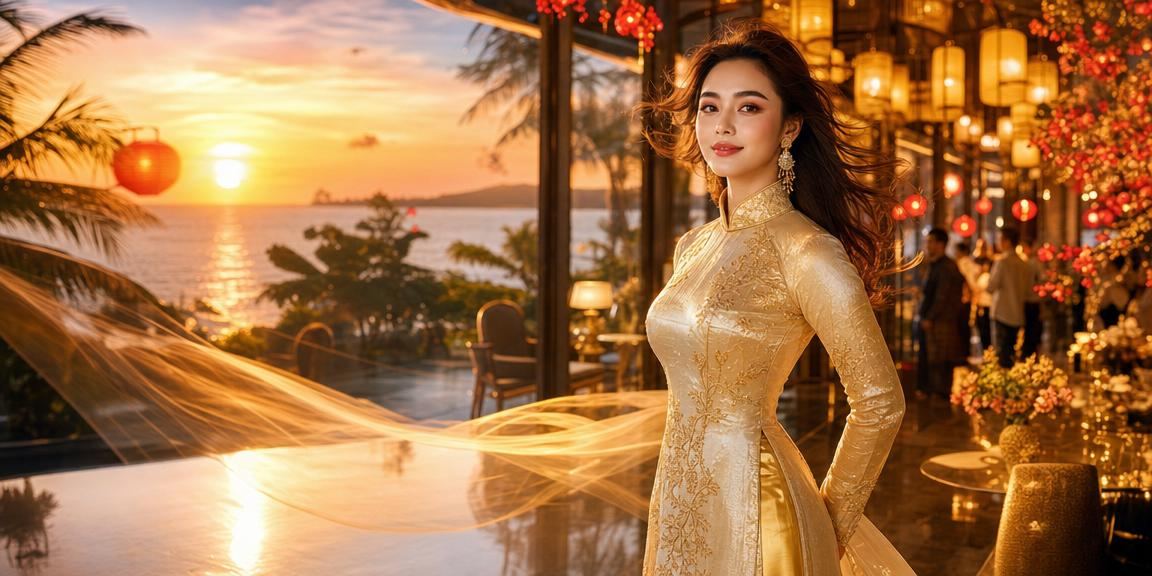 Nhóm bạn chơi bài tại Sài Gòn mặc áo dài, một người đang mở ứng dụng xsqnam trên điện thoại